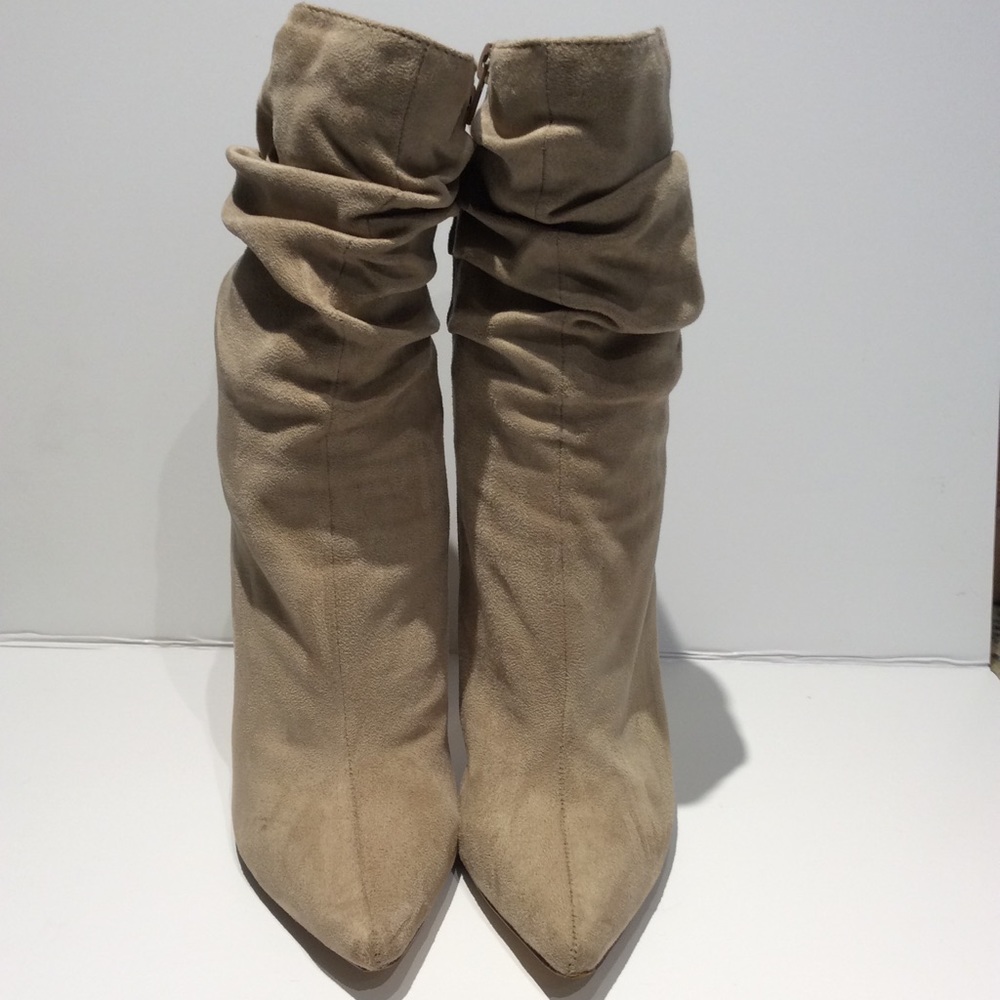 Microsuede Booties